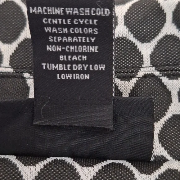 Maggie Barnes Lightweight Jacket Womens 3X Black White Polka Dot - Picture 4 of 9